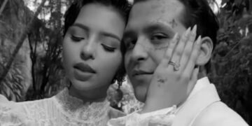 Aseguran que Nodal y Ángela Aguilar habrían vendido la exclusiva de su bebé a un programa matutino