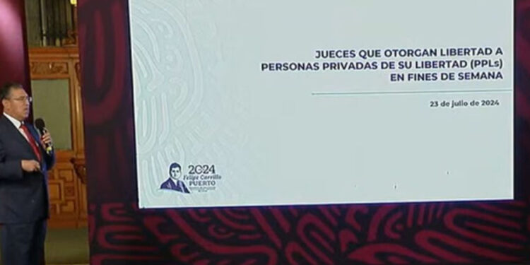 Exhiben a jueces que facilitaron 192 liberaciones de presos en fin de semana