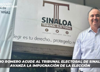 Memo Romero acude al Tribunal Electoral de Sinaloa: avanza la impugnación de la elección