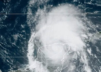 ‘Beryl’ saldría de Yucatán al Golfo de México cerca de las 16:00 h