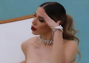 Emma Coronel: con vestido plateado y tacones rojos, la esposa de “El Chapo” celebra su cumpleaños 35
