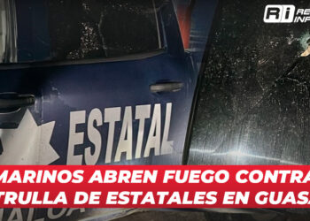 Marinos abren fuego contra patrulla de estatales en Guasave