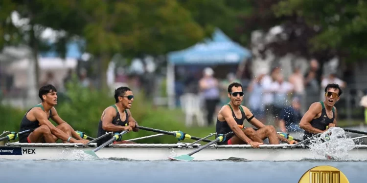 México gana medalla de oro por equipos en el Mundial de remo en Canadá