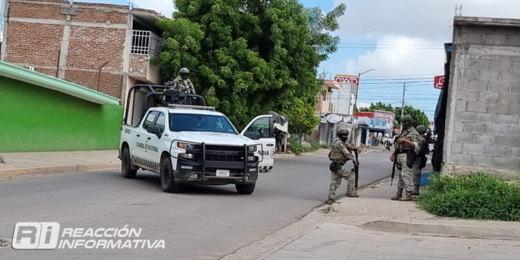 Tras intenso operativo por elementos del Ejército y Guardia Nacional, una mujer es detenida en Culiacán