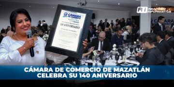 Cámara de Comercio de Mazatlán celebra su 140 aniversario