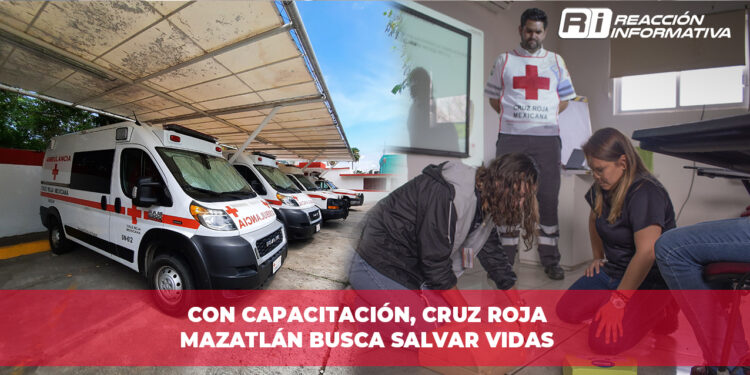 Con Capacitación, Cruz Roja Mazatlán Busca Salvar Vidas