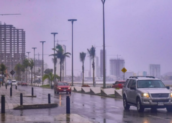 Día nublado y pronóstico de lluvia para este sábado en Mazatlán