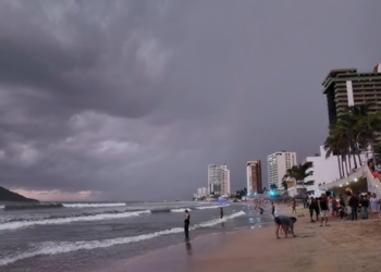 Se pronostica un miércoles con lluvia débil y cielo parcialmente nuboso en Mazatlán