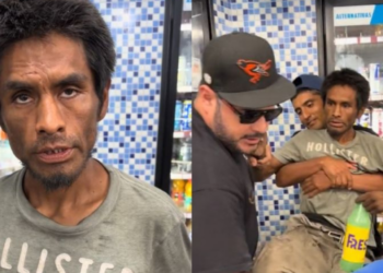 Sujeto en situación de calle iba por un refresco a la tienda y terminó anexado