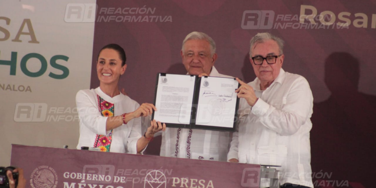 AMLO y Claudia Sheinbaum muestran su respaldo a Rubén Rocha Moya