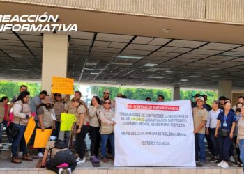 Trabajadores de control de vectores piden al Gobernador ser basificados por IMSS Bienestar