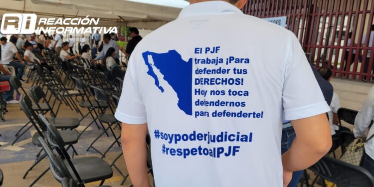 “Jueces no deben ser definidos por medio de tómbolas”, realizan trabajadores del Poder Judicial paro indefinido de labores