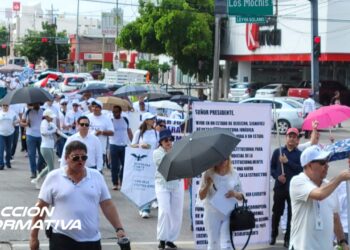 Independencia judicial ¿En peligro?, Trabajadores del PJF marchan en Culiacán