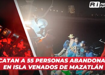 Rescatan a 55 personas abandonadas en Isla Venados de Mazatlán