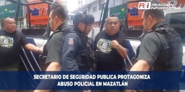 Secretario de Seguridad Publica protagoniza abuso policial en Mazatlán