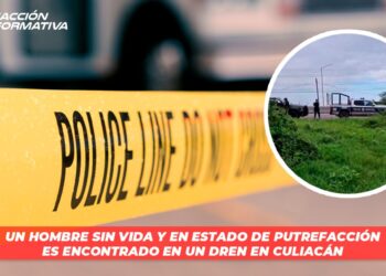 Un hombre sin vida y en estado de putrefacción es encontrado en un dren en Culiacán