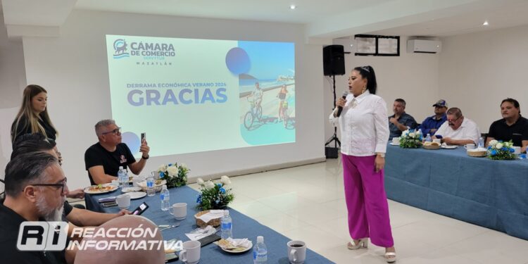 Mazatlán recibe derrama de 5 mil 250 millones de pesos durante el verano 2024: CANACO