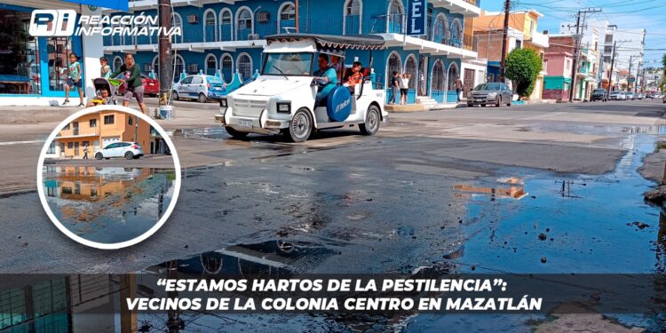 “Estamos hartos de la pestilencia”: Vecinos de la colonia Centro en Mazatlán