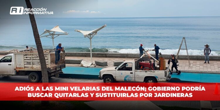 Adiós a las mini velarias del malecón; Gobierno podría buscar quitarlas y sustituirlas por jardineras