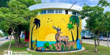 Con la finalidad de erradicar el grafiti, Gobierno pinta murales en el Parque Lineal; gastó 135 mil pesos