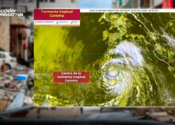 Huracán «Carlotta» se intensifica y podría alcanzar categoría 3