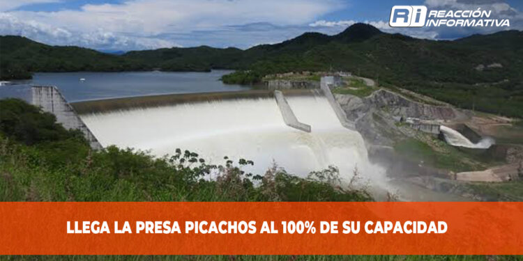 Presa Picachos rebasa el 100% de su capacidad
