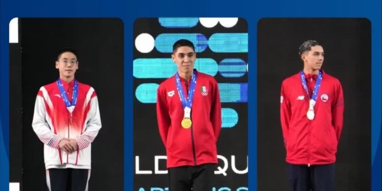 ¡Rey de la alberca! El mexicano Diego Villalobos es campeón del Mundial Júnior de Natación Artística