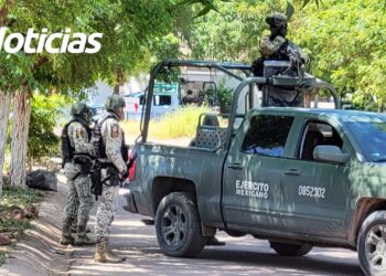 Realizan GN y Ejército operativo en Santa Fe, Culiacán