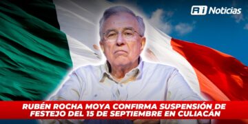 Rubén Rocha Moya confirma suspensión del festejo el 15 de septiembre en Culiacán