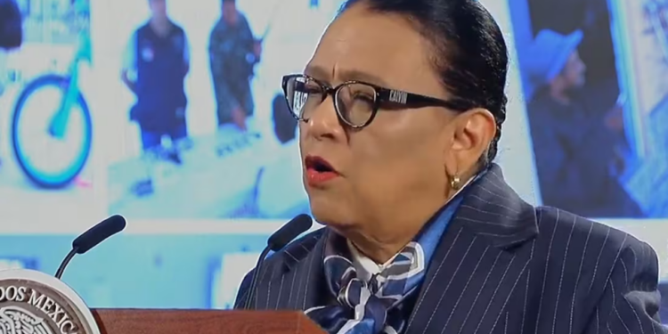 Rosa Icela Rodríguez atribuye violencia en Guanajuato al neoliberalismo y a alianza del PAN con El Yunque