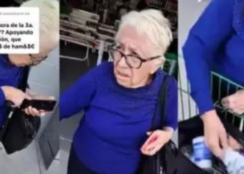 Exhiben a mujer de la tercera edad robando en supermercado de Guadalajara | VIDEO