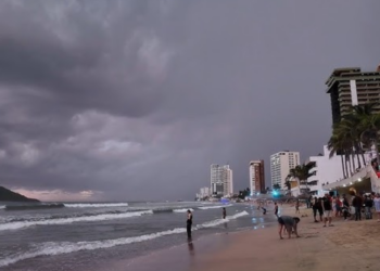 Fin de semana con cielo parcialmente nuboso la mayor parte del día y probabilidad de precipitaciones en Mazatlán