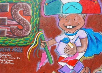 Homenajean a AMLO con curiosos murales en Oaxaca; preparan 100 bardas dedicadas al presidente