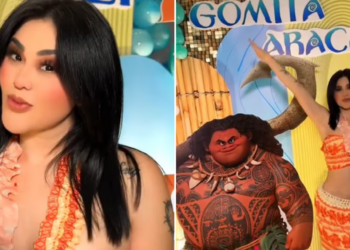 Gomita sorprende al celebrar su cumpleaños con temática de Maui y se viraliza en TikTok