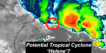 Huracán Helene: cómo va su formación hoy, 21 de septiembre 2024
