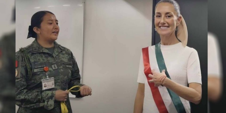 Sheinbaum portará, en su toma de protesta, vestido tejido por manos oaxaqueñas