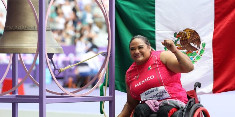 ¡Por fin un oro! La mexicana Gloria Zarza conquista medalla dorada en impulso de bala de los Juegos Paralímpicos París 2024