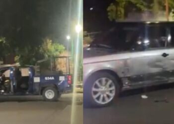 Se registra balacera entres estatales y civiles armados en parque Constitución, Culiacán