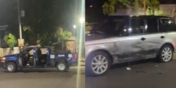 Se registra balacera entres estatales y civiles armados en parque Constitución, Culiacán