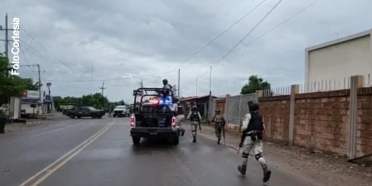 Se registra enfrentamiento entre civiles armados y GN en Bellavista, Culiacán