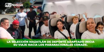 La Selección Mazatlán de deporte adaptado inicia su viaje hacia los Paranacionales Conade.