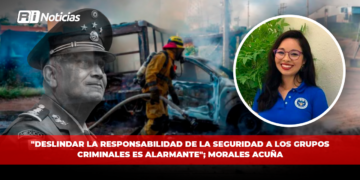 “Deslindar la responsabilidad de la seguridad a los grupos criminales es alarmante”; Morales Acuña