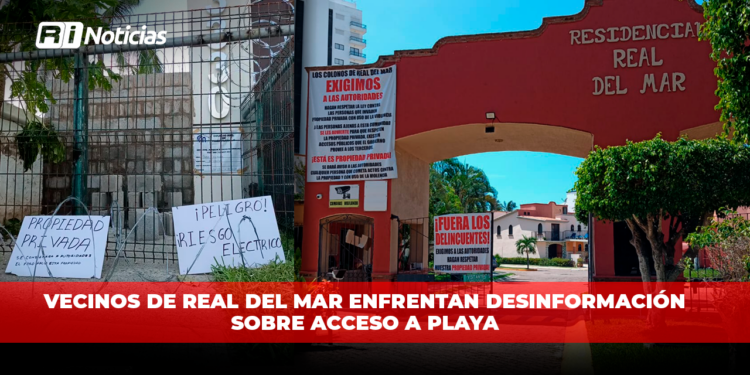 Vecinos de Real del Mar enfrentan desinformación sobre acceso a playa