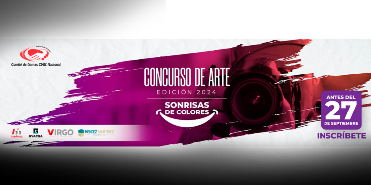 Se lanza el concurso de arte “Sonrisas de Colores” del Comité de Damas CMIC Nacional