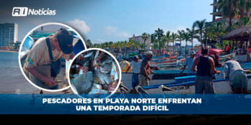 Pescadores en Playa Norte enfrentan una temporada difícil