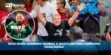 Rosa María Guerrero regresa a Mazatlán como campeona paralímpica