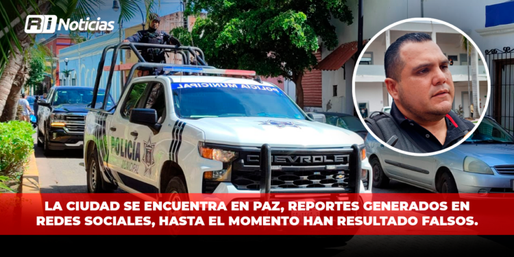 La ciudad se encuentra en paz, reportes generados en redes sociales, hasta el momento han resultado falsos.