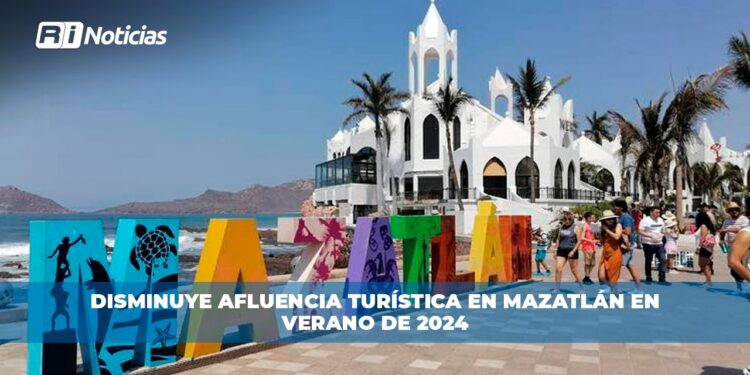 Disminuye afluencia turística en Mazatlán en verano de 2024