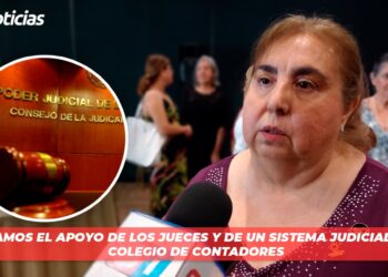 “Necesitamos el apoyo de los jueces y de un sistema judicial sólido”: Colegio de Contadores