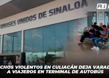 Hechos violentos en Culiacán deja varados a viajeros en terminal de autobús